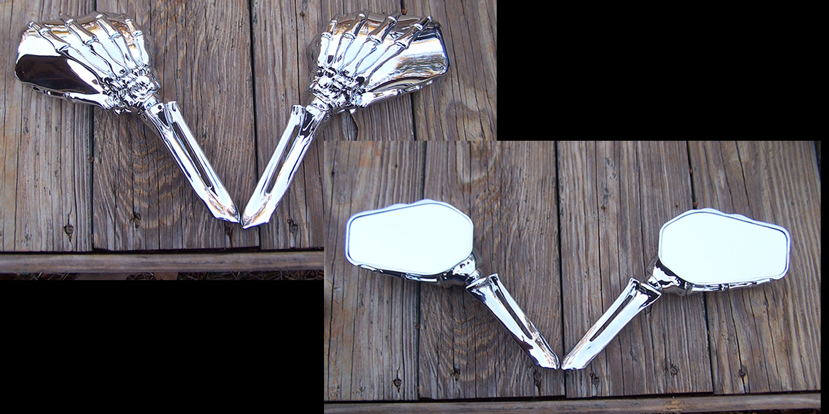 NEW BONE HAND MIRRORS