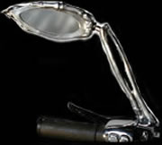 Crypt Coffin Skeleton Hand Mirrors $450/pair