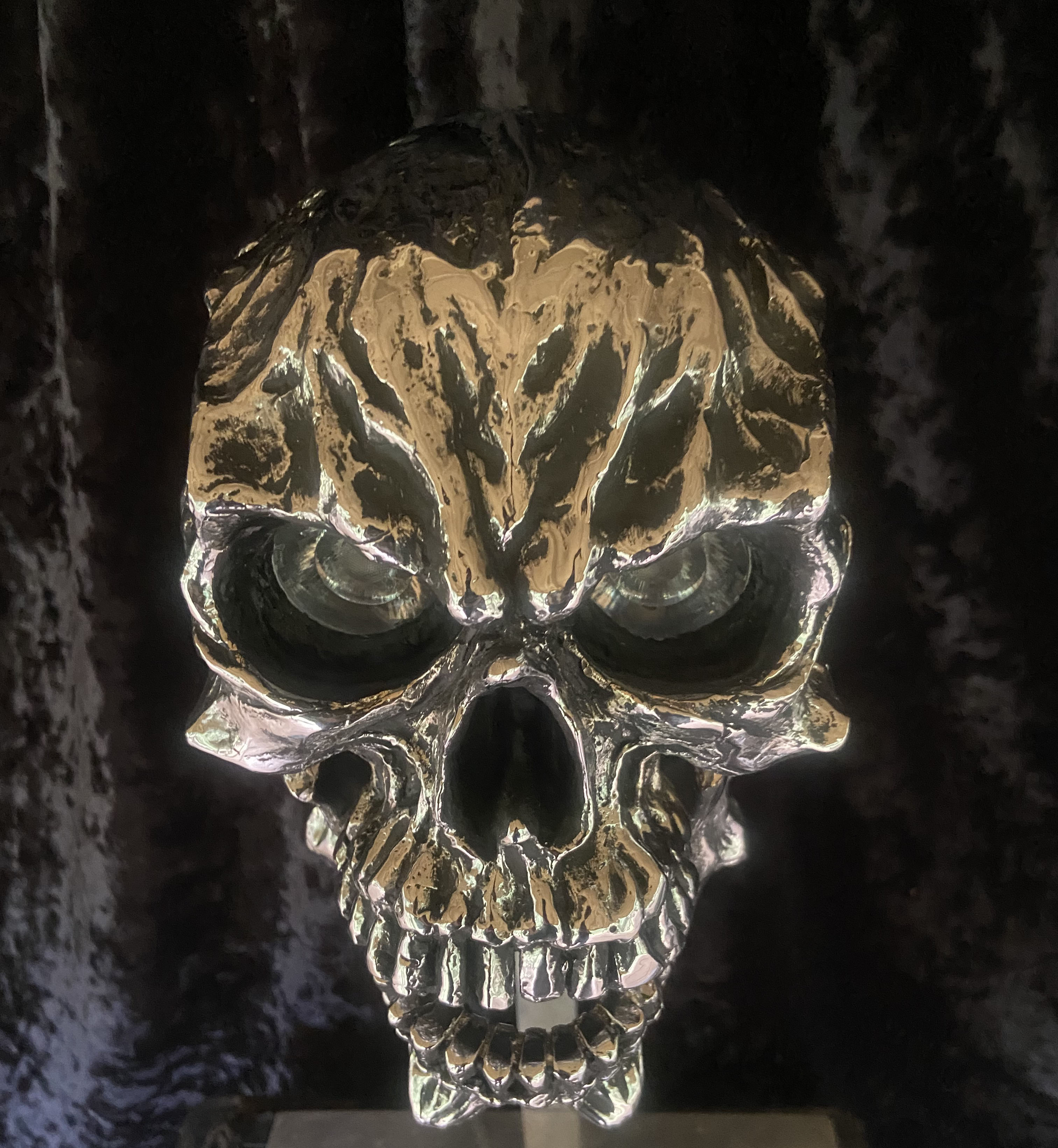 Skull Headlight At The Real HeadLight NICE Open Mouth NEW