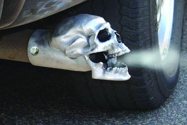 NEW SKULL EXHAUST TIP!!