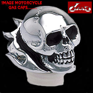 Skull and Flame Gas Cap $159.00